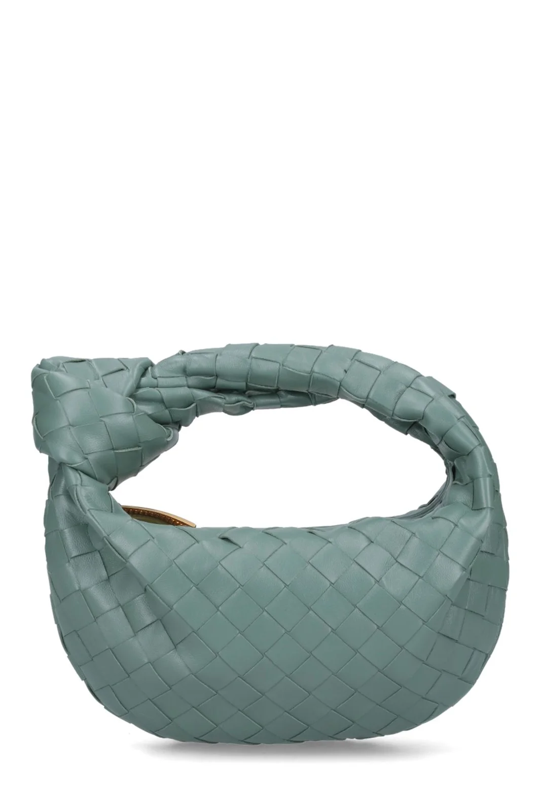 Túi pouch Bottega Veneta nữ xanh